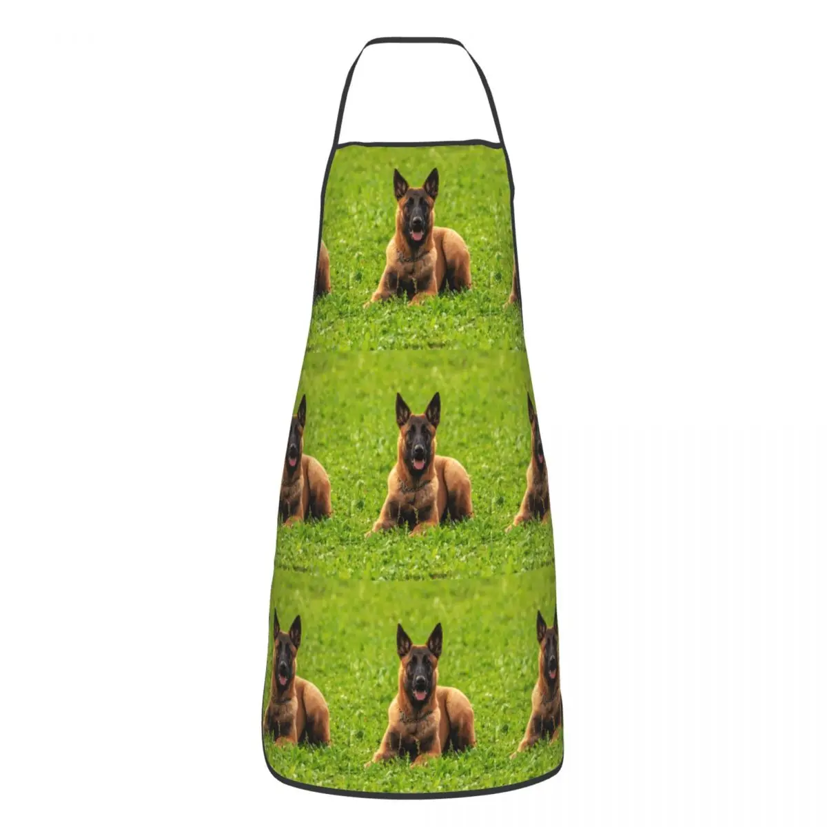 Belgian Shepherd Dog Malinois Aprons Chef Cooking Tablier Sleeveless Bib Kitchen Cleaning Pinafore for Women Men Painting