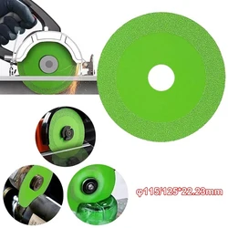 Glass Cutting Disc 115mm 125mm Diamond Marble Saw Blade Ceramic Tile Jade Special Polishing Cutter Blade Brazing Grinding Wheel