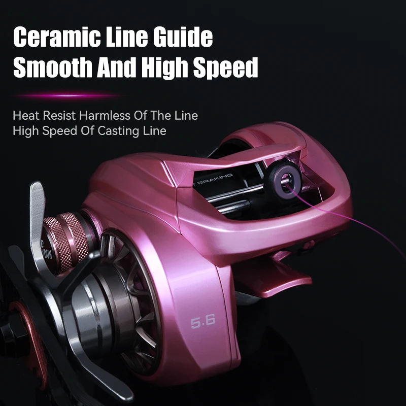 LEYDUN 2026 ZORO Baitcasting Fishing Reels 145g Ultra Light Alunminum Alloy 10+1BB 5.6:1 4.5KG Saltwater BFS Reel 3 Colors Reels 썸네일 6