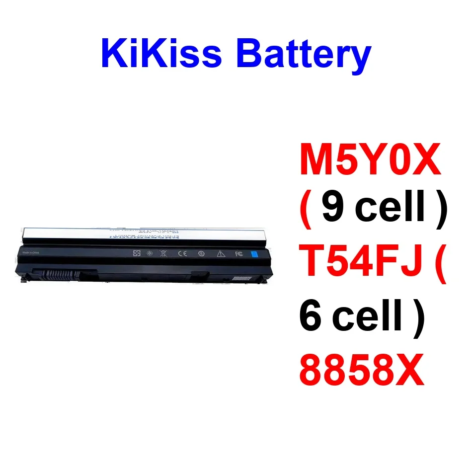 

Аккумулятор T54FJ 6-элементный M5Y0X 9 8858X для Dell Latitude E6420 E6430 E6520 E6530 E6540 E5420 E5430 E5520 E5530