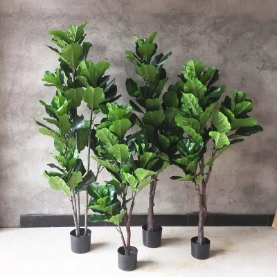 

Plant Home Decoration Window Display Artificial Bonsai Flower Green Trees Potted Traveler's Banana Large Eco-friendly