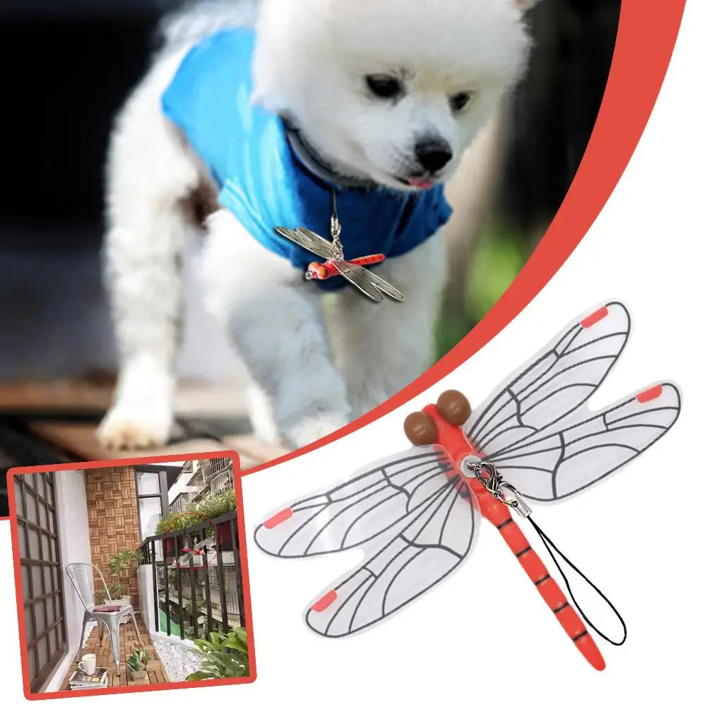 Simulation Of Large Dragonfly Outdoor Insect Repellent Toy Rod Model Mosquito Artifact Dragonfly Pendant Realistic Repellen A5U9