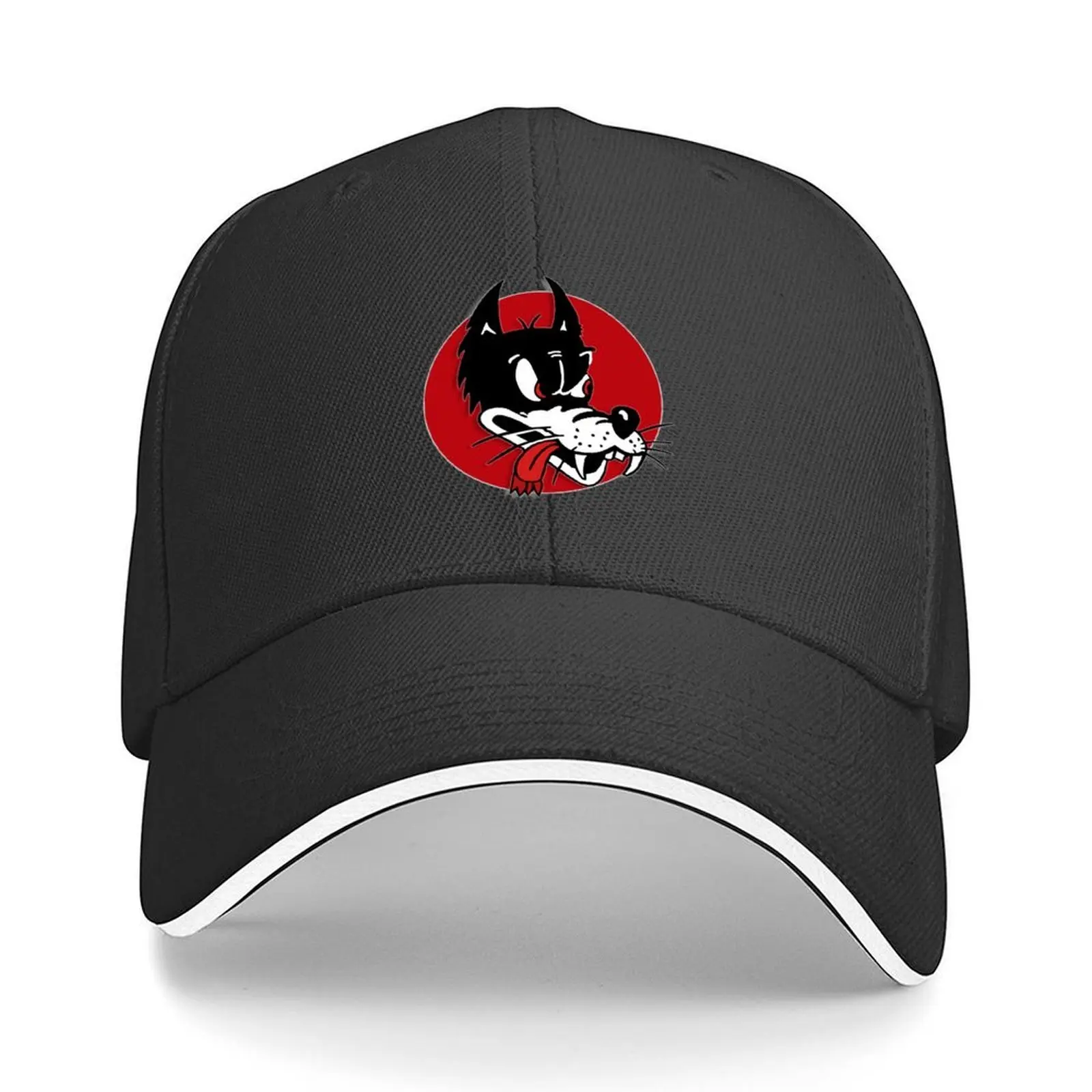 Big Bad & Lone Wolf Patrol No Clubs camisa pegatina calcomanía, máscara gorra de béisbol sombrero de senderismo sombrero para el sol para hombres y mujeres