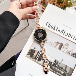 Pulsera de acero inoxidable para Samsung Galaxy Watch 4/5/6, 44mm, 40mm, 18mm, 20mm, 22mm, correa para Huawei GT4, 41mm