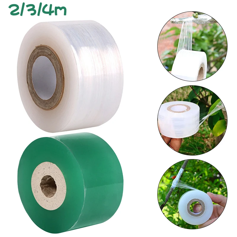 Garden Grafting Tape Film Fruit Tree Plants Stretchable Self Adhesive Seedlings Protection Membrane 2/3/4cm Width Parafilm Tool