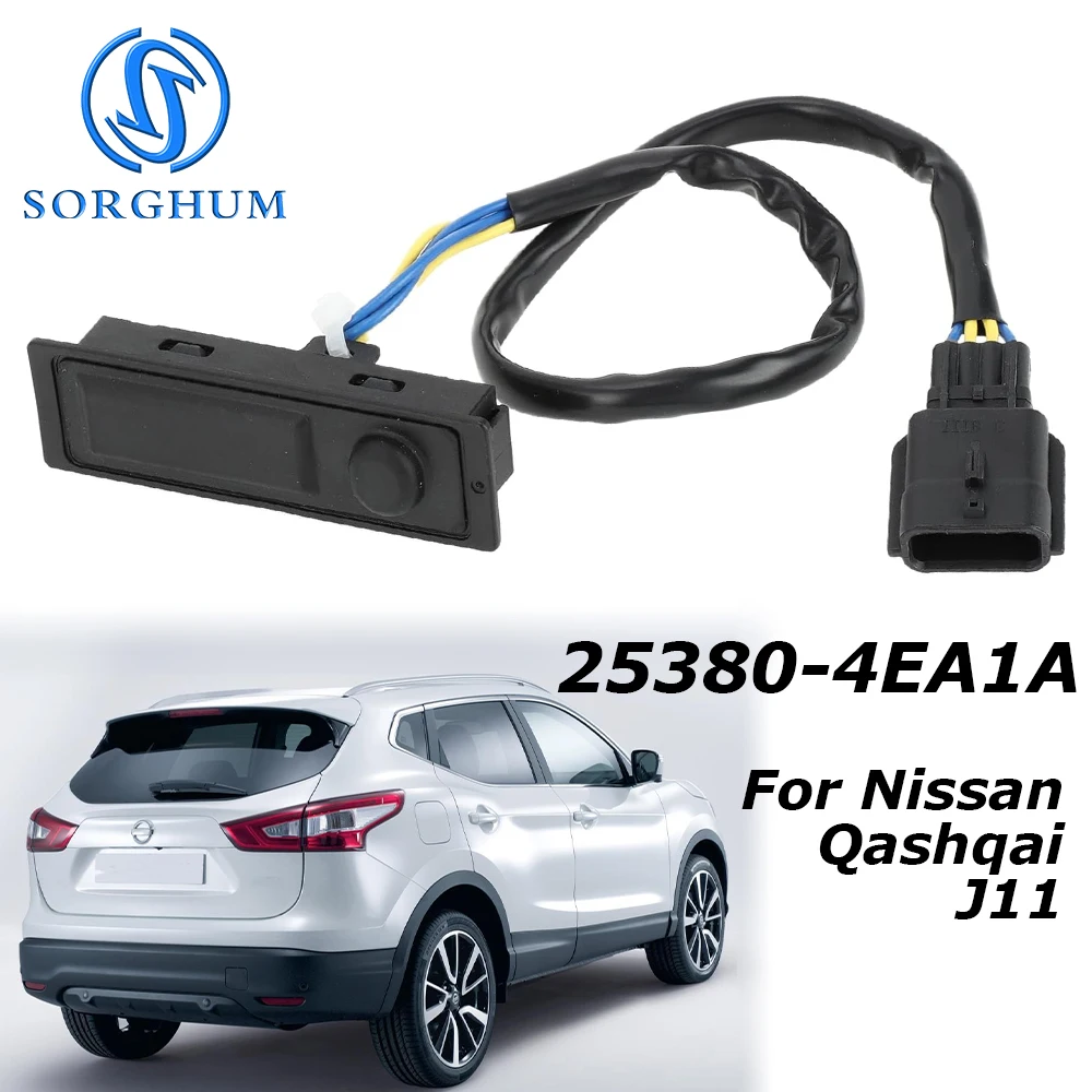 25380-4EA1A interruptor de liberación de bloqueo de maletero trasero para Nissan Qashqai J11 Rogue Sport Murano Z52 2017 2018 2019 253804EA1A