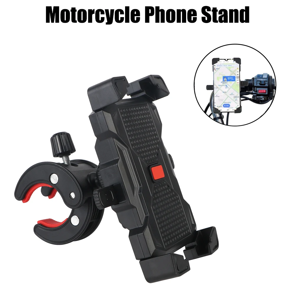 Motorcycle Holder Phone Stand Adjustable Rotating GPS Navigation DVR Camera Supportor Bicycle for iPhone Samsung Huawei Samsung