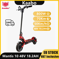 EU Stock Original Kaabo Mantis 10 Echo Electric Scooter New Version 48V 18.2AH 50km/h Speed 800w Dual Brake Kickscooter