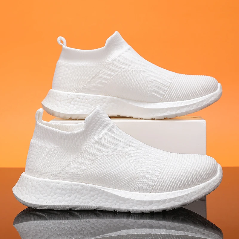 

Удобные мужские кроссовки с высоким верхом, амортизирующей подошвой и индивидуальным граффити-дизайном, дышащий верх из ткани Fly Weave.