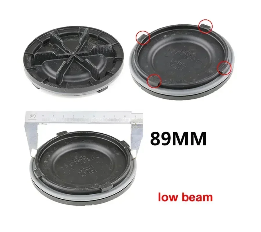 1pcs For Kia K3 K3S 2013 2014 2015 Low High Beam Light Dust Cover Waterproof Dustproof Headlamp Seal Headlight Cap 64mm 89mm