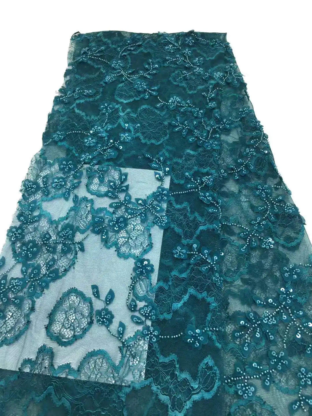 New arrivals,/With lace patches, bead embroidery Mesh,Beaded African Lace,Nigeria Fabric ,DIY Party Evening Dresses ,Weddings,