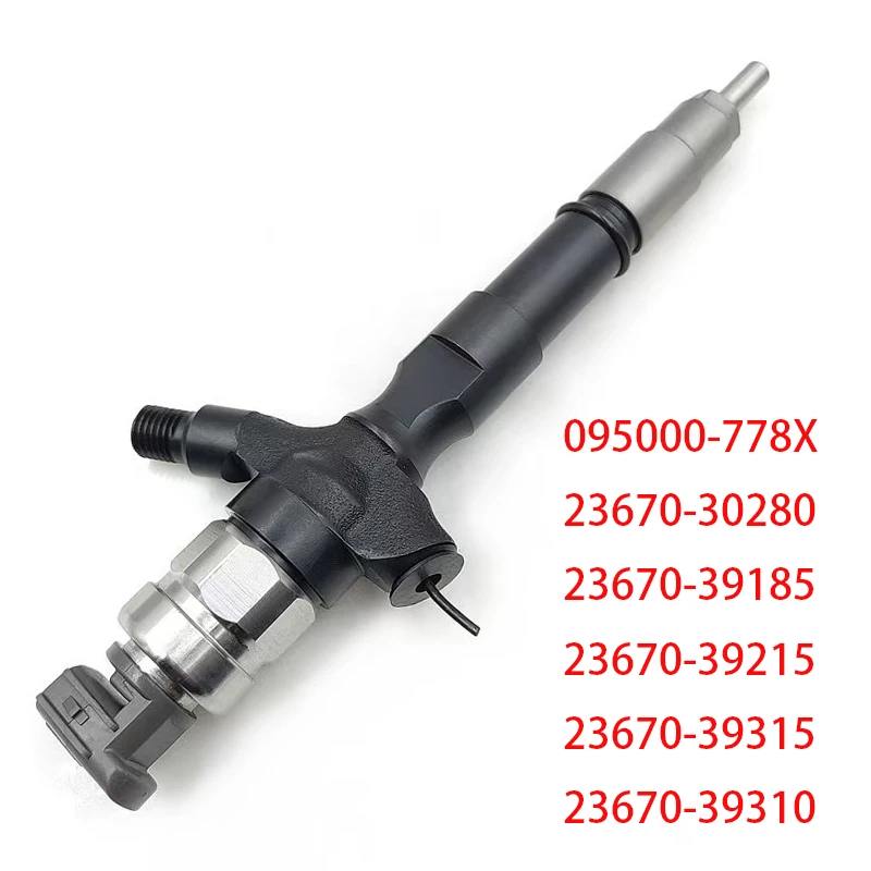 23670-30280 Diesel Fuel Injector 2367030280 Common Rail Nozzle 23670 39185 39215 39315 39310 30140 For Toyota Hilux 1KD 2KD