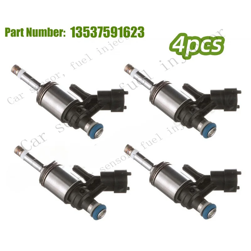 Q+ 13537591623 4pcs Fuel Injectors For Mini Cooper 1.6L L4 Turbocharged 2011-2016