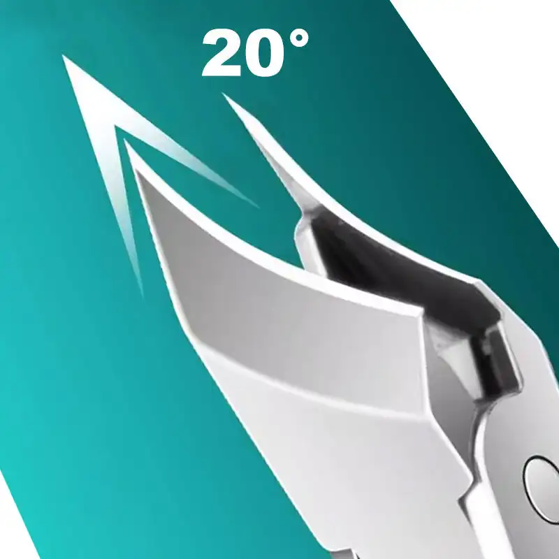 アンチスプラッシュ 25 °   斜めエッジ爪切りセットプロフェッショナルハイエンド鷲のくちばし斜め足の爪トリマー陥入爪ツール