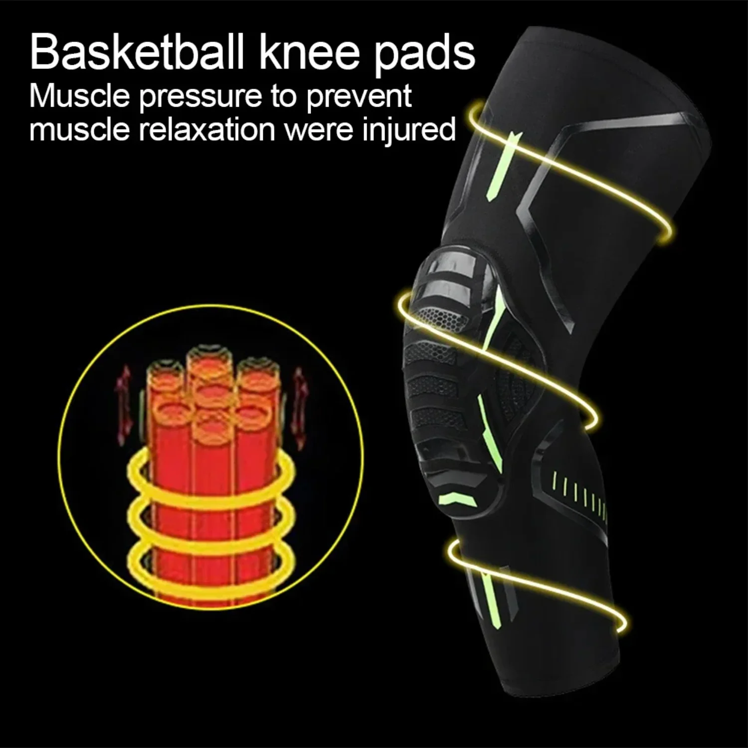 1PC Sports Knee Brace Compression Knee Support Shockproof Knee Pads Running basketball Arthritis Joint Pain Relief Knee Sleeve