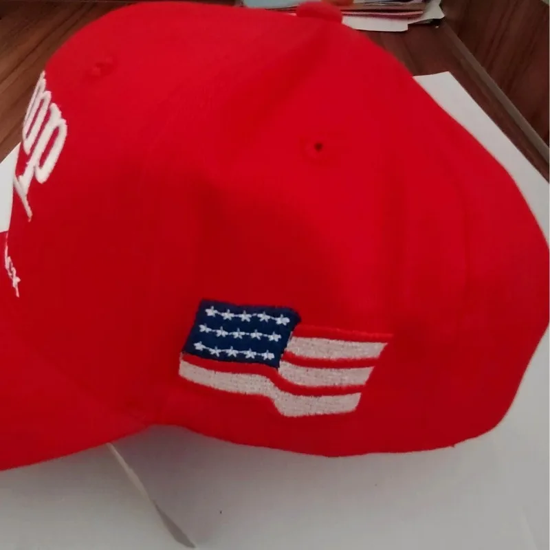 American Election Baseball Cap 2024  Dome Baseball Cap Pure Cotton Selection Explosion Election Hat Party Assembly Hat