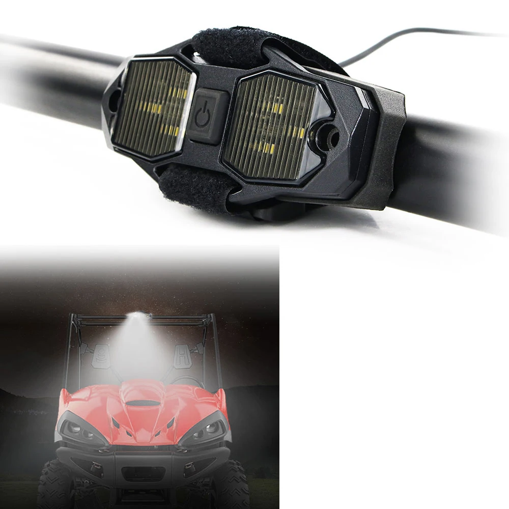 

Roll Bar Mount LED Dome Light Rock Light With Switch For UTV Polaris RZR Can-Am ATV Golf Cart Truck Pickup Jeep Toyota Tractor