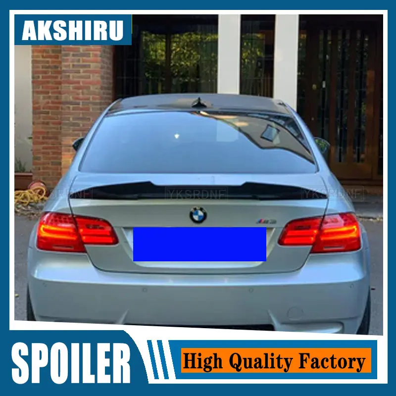 High Quality E92 Car Rear Spoiler Wing Trunk Lip For BMW E92 335i 328i 2005-2012 PSM Style Rear Roof Lip Spoiler Wing Lip Trim