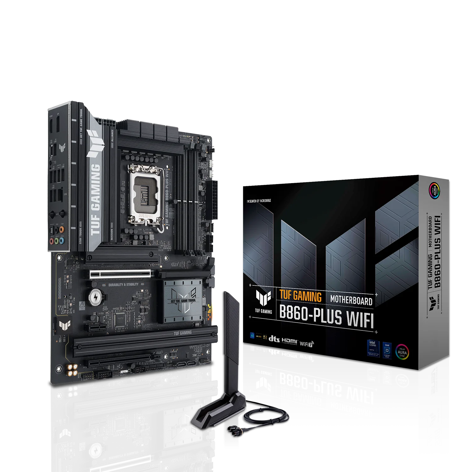 2025 TUF GAMING B860-PLUS WIFI DDR5 8666MT/s Intel CPU Ultra 265K 245K 285K PCIe 5.0 USB 20Gbps New Released Desktop WIFI7