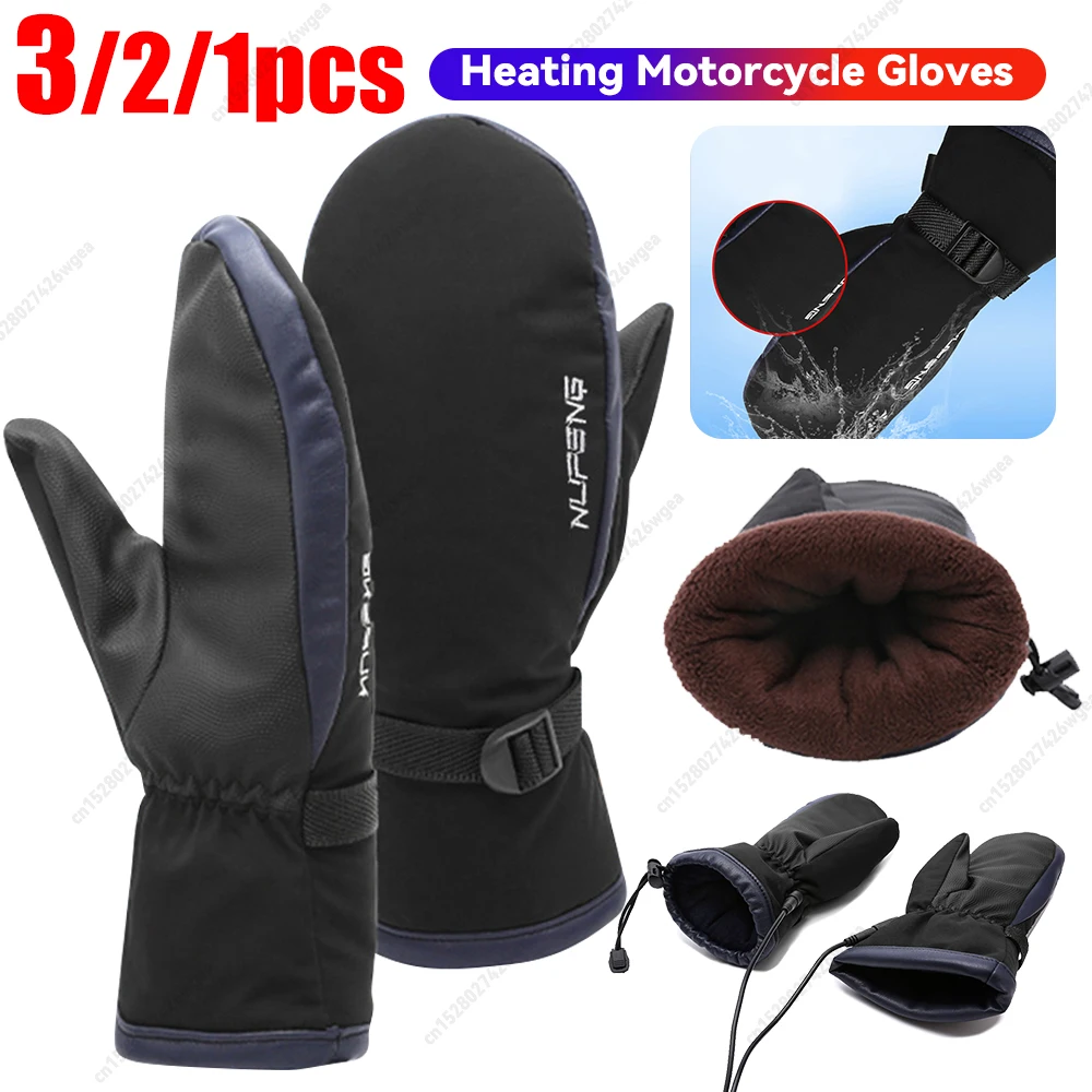 

Electric Heating Gloves USB Charging Electric Heated Gloves Cold-Proof 3 Gear Temperature for Climbing Hiking Cycling