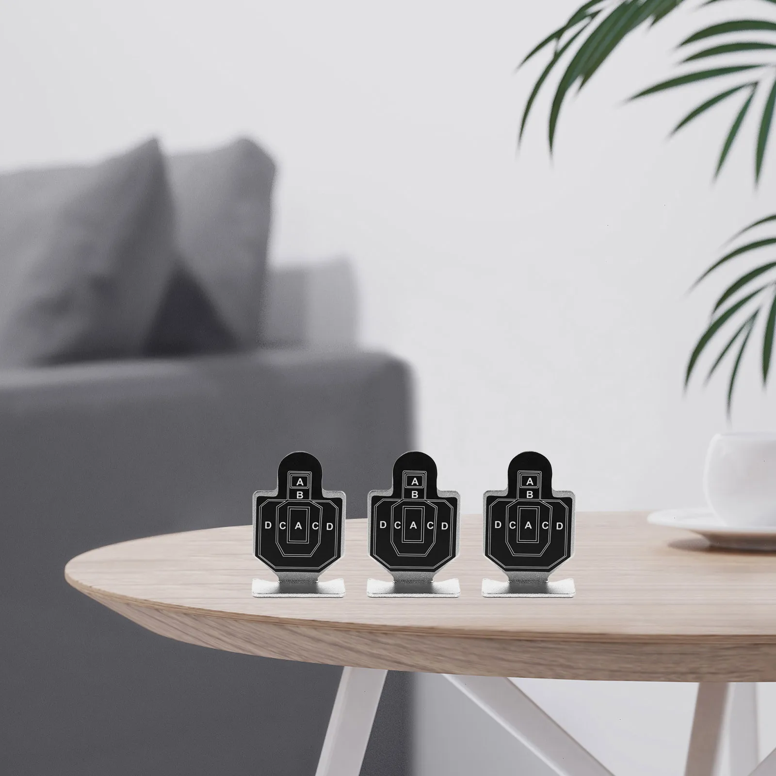 6 قطع من الأهداف الصغيرة للأطفال، هدف تدريب معدني آمن، ممارسة الرماية في الهواء الطلق، هدف رش المنافسة الداخلي #3