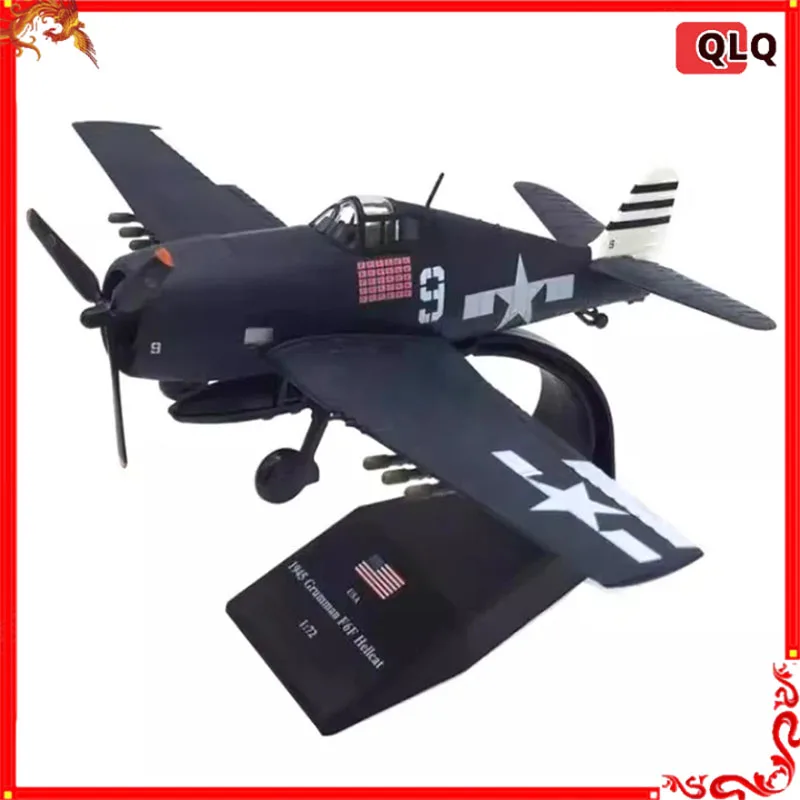 Die Cast Alloy Aircraft Model 1/72 F6f Wwii Hellcat Carrier Based Fighter Simulation Alloy Aircraft Model Collectible Gift