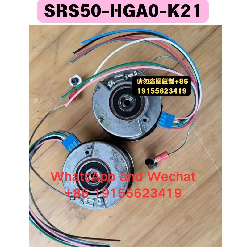 Used OEM disassembled parts SRS50-HGA0-K21 encoder Functional test OK Quick delivery
