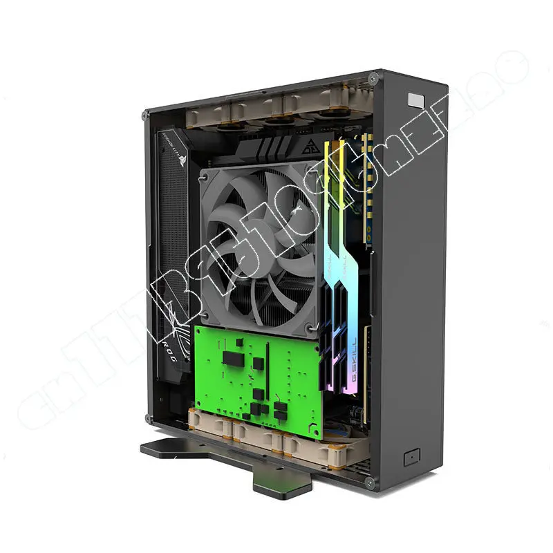 

2.2-Liter Mini DC-M2 Core Display Itx Chassis, Supports Built-in DC Power Supply