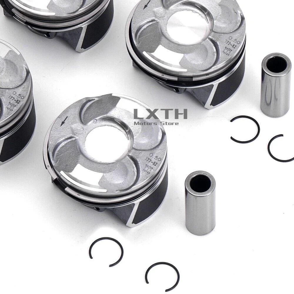 Pistons & Rings Set OS 0.5 A11257601181 A11257601077 A11257584117 For BMW Mini 118i Cooper S F20 F30 R56 N13 N18 1.6T