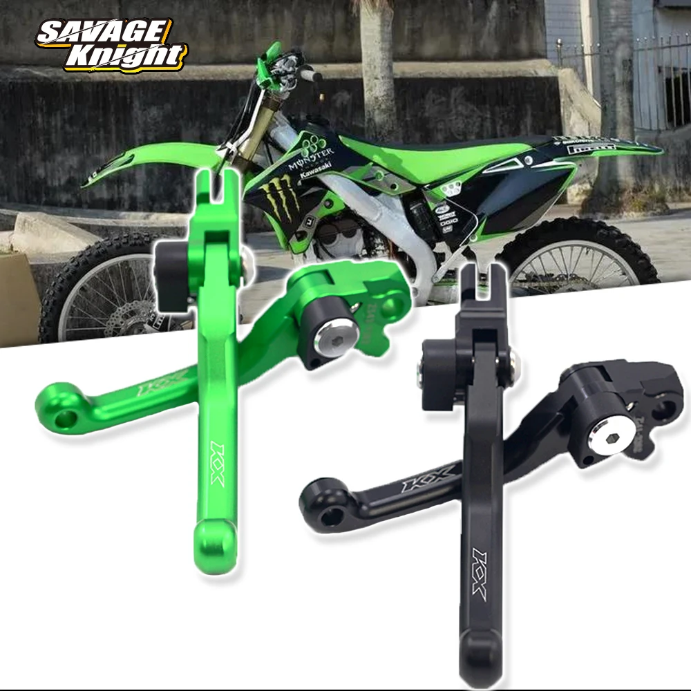 

CNC Pivot Brake & Clutch Levers For KAWASAKI KX 125 250 250F 450F Moto Dirt Bike Motorcycle Accessories Motocross Leviers Parts