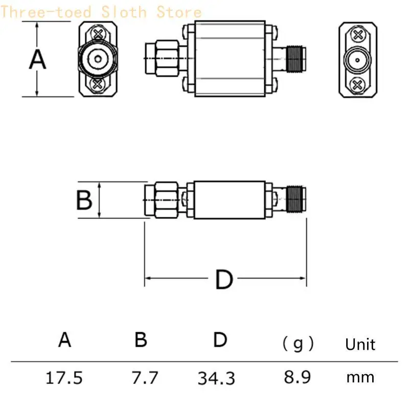 1090s Bandpasssägenfilter 100 mW Bandpassfilter mit maximaler Belastbarkeit E74A – Detail 6
