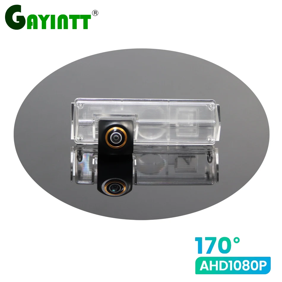 

GAYINTT 170° 1080P HD AHD Car backup reverse camera For Mitsubishi Pajero Sport Pajero Dark Vehicle Parking Night Vision