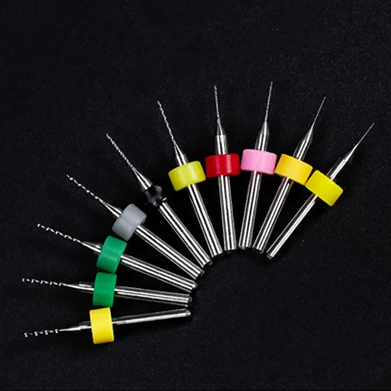 1pcs Drill Bit 0.1mm-2.0mm PCB Drill Bit Tool Kit Tungsten Carbide Metal Milling Bit for Circuit Board Engraving Machine