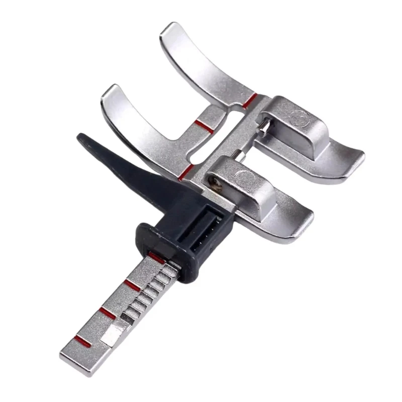 

Sewing Machine Presser Foot With Adjustable Guide Foot For Topstitching