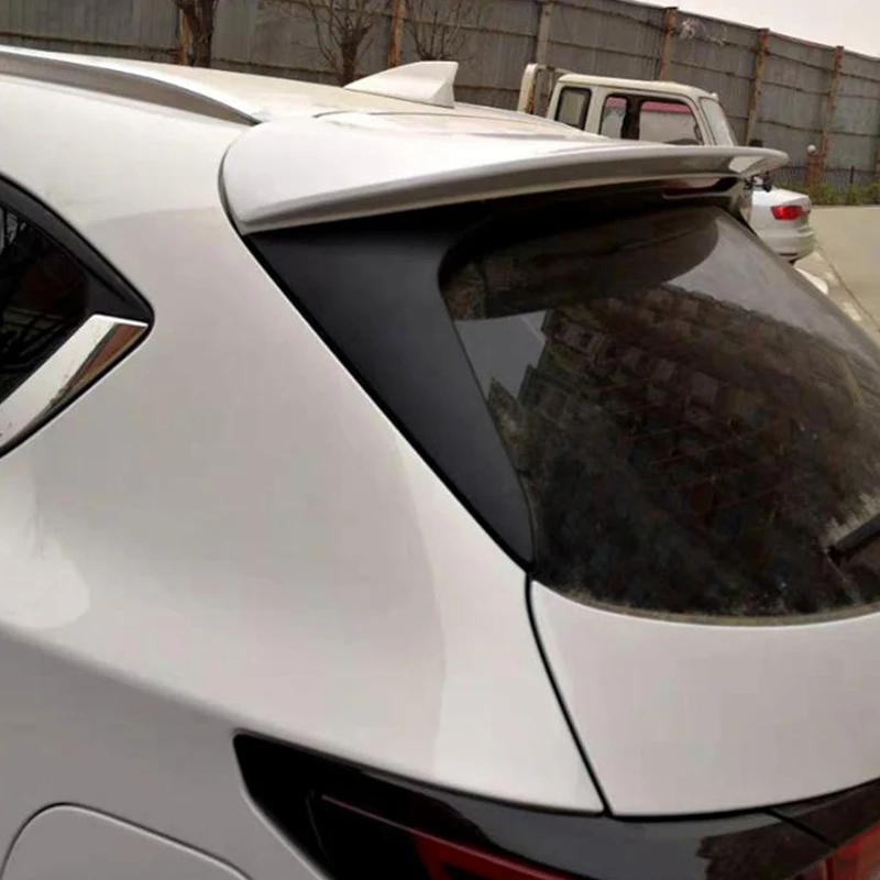 For MAZDA CX-5 Roof Spoiler Accessories ABS Material CAR Rear Window Tail WING CX5 Body Kit 2017-2021 Year