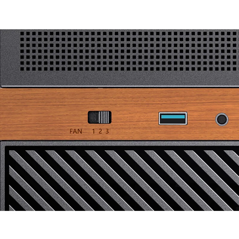 JONSBO N6 NAS Host Box MATX Komputer Desktop 9 Slot Hard Drive Penyimpanan Jaringan Rumah Mendukung Pendingin Air 240 ITX Casing Host