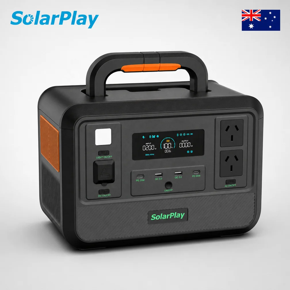 Q1200 LiFePO4 Battery Solar Generator 1200W 768Wh Off Grid Backup Battery For Home Portable Power Stations