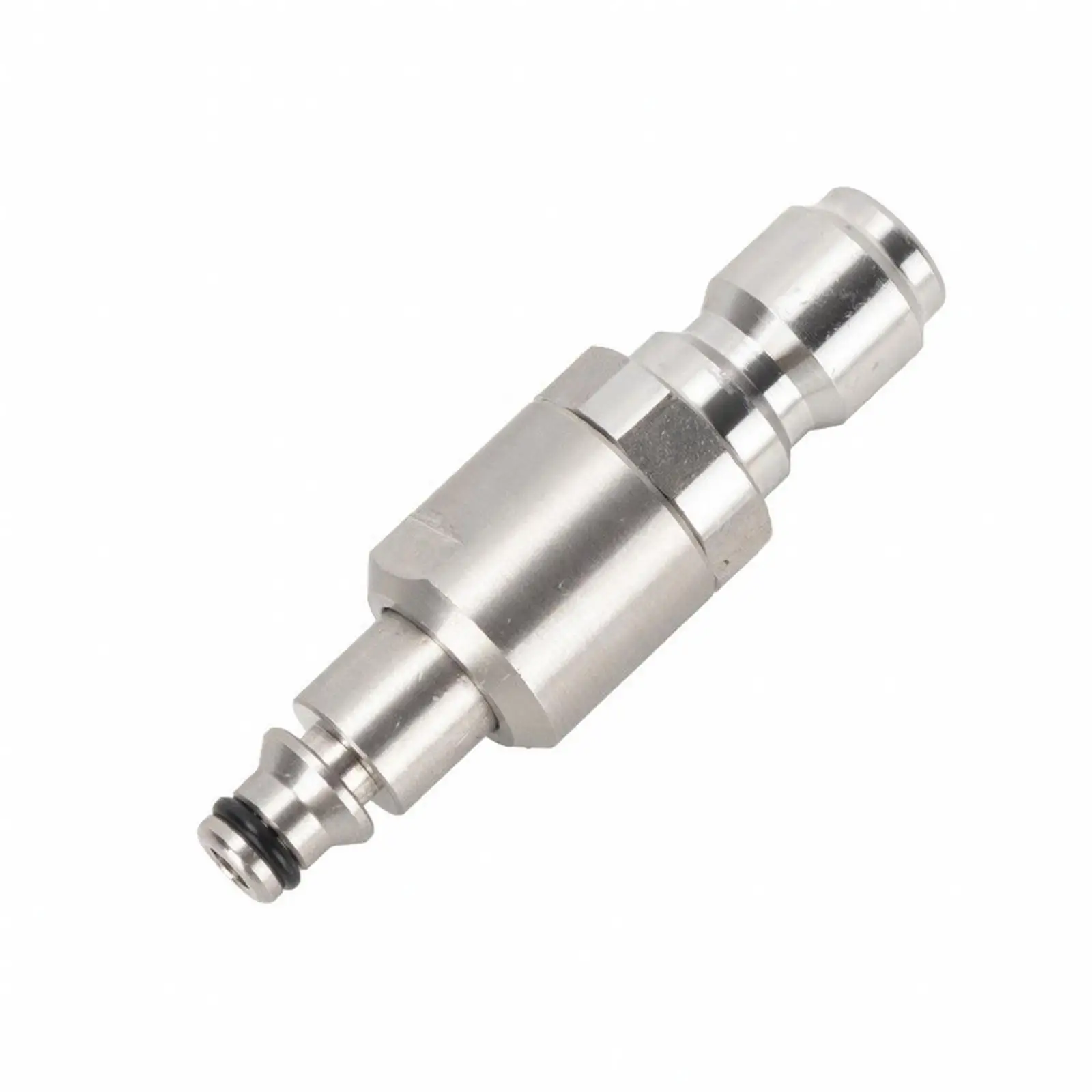 High Pressure Connector Metal Adapter for Pressure Washer Hose with Black O Ring Seal Hexagonal Wrench Flats for Portable