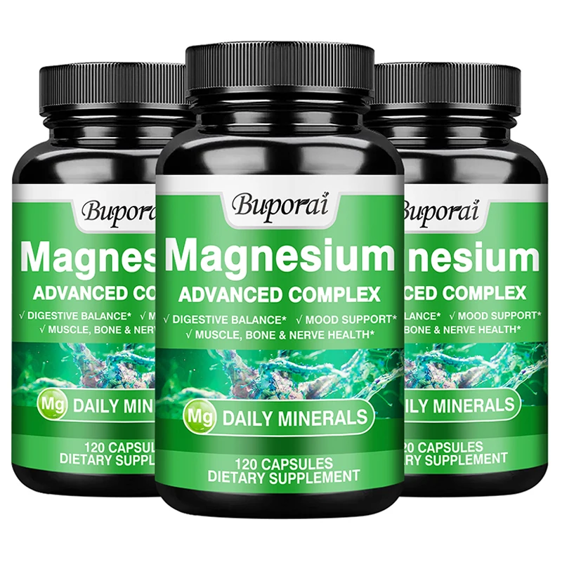 

Magnesium Complex - Supports Muscle, Bone, Nerve, Sleep Health, Stress Relief, and Mood Improvement