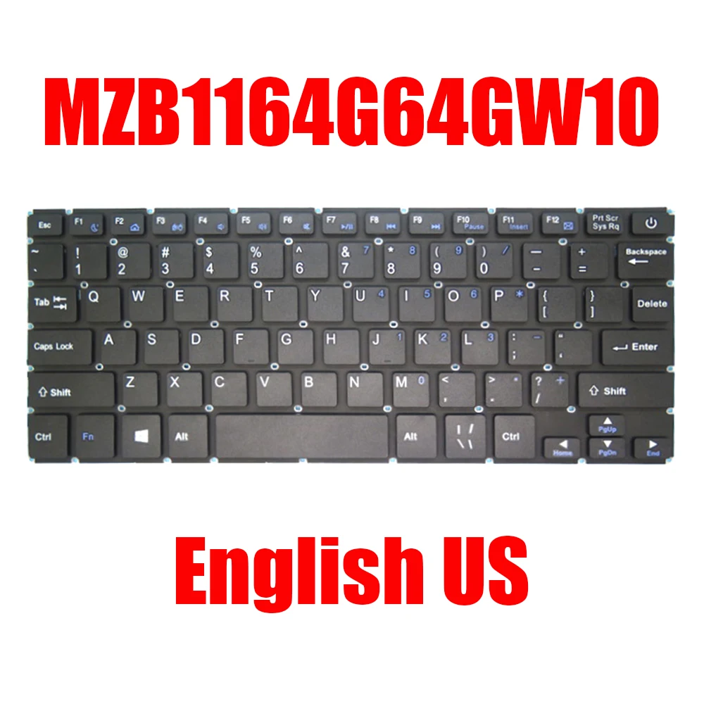 

Laptop Keyboard For Evolve III For Maestro For E-Book MZB1164G64GW10 2AWLG-MEB11W 2AWLG-MEB11V2 2AWLG-MEB11V4 English US Black