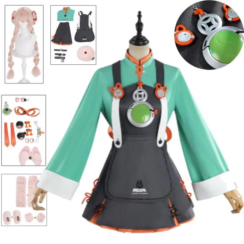 

ZZZ Cute Kawaii Dress Cosplay Costume Zenless Zone Zero Anime Game Role Play Outfit Full Set for Women Convention