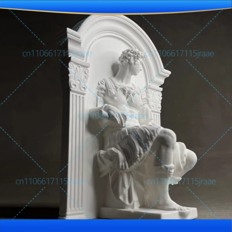Vintage Roman art figure sculpture plaster statue diffuser stone bookshelf book by art desktop wine cabinet decorative ornament
