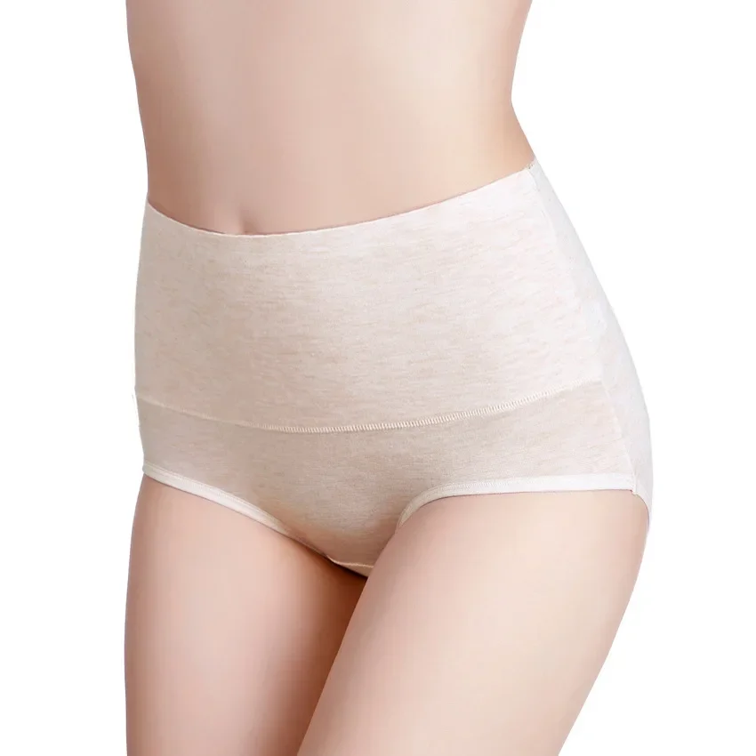 L-7L Size Women \'S High Waist Belly Shaping Panties RC Cotton Modal Cotton Large Size Plus Sizesred Underwear Women