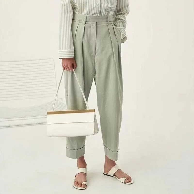 

2022 Early Spring New Linen Cotton Pants Women