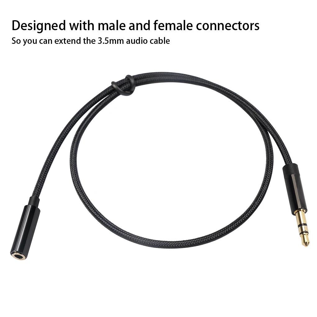 Audio Extension Cable 3 5mm Male to Female Adapter Converter Conversion Connector Sound Equipment Replacing Parts