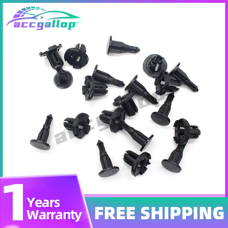 

10Pcs Auto Bumper Fastener 9mm Hole Rivet Retainer Push Cover Fender Car Door Trim Panel Clip MR200300 For Mitsubishi Honda