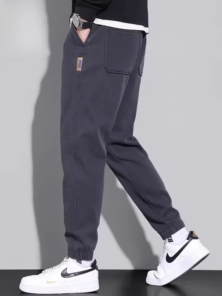 

Men's Casual Harlan Sports Pants Spring Loose Trousers Elastic Waist Sweatpants Youth Active Sle Basic Colors