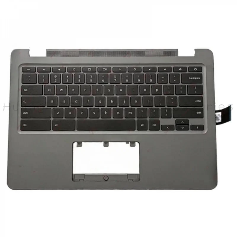 SS+Gray Non Backlit Keyboard Palmrest PN 5M11C89153 For Lenovo Chromebook 14E Gen 2, Strictly Tested