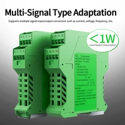 DC Signal Isolator 4-20mA 0-10V Analog Signal Isolator 1 In 1 Out 1 In 2 Out Signal Converter 4-20mA 0-10V 0-5V Signal Isolator