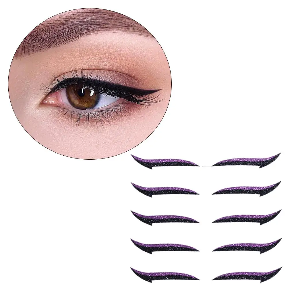 Double eyeliner adesivos para maquiagem, 2 a 4pack, maquiagem ferramenta